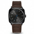 TOMI T-084 watch in Dark Brown