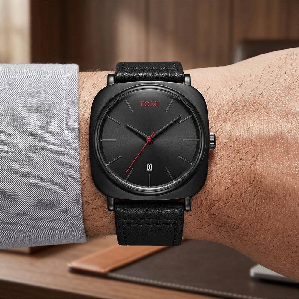 TOMI T-084 watch in Black