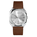 TOMI T-084 watch in Brown Silver