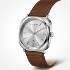 TOMI T-084 watch in Brown Silver