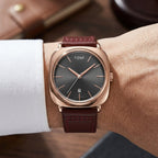 TOMI T-084 watch in Maroon