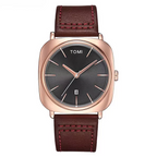 TOMI T-084 watch in Maroon